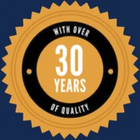 With over 30 years of quality